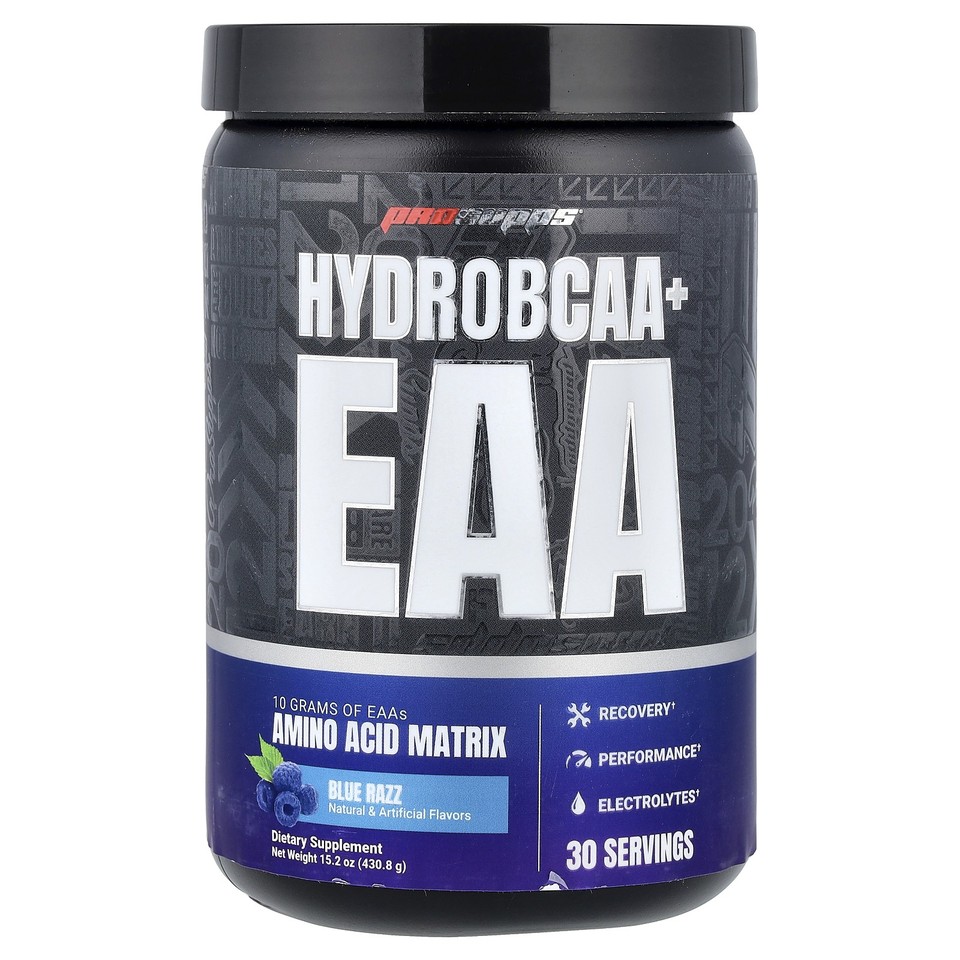 Hydro BCAA +Essentials, Blue Raspberry, 14.6 oz (414 g)