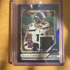 2024 Donruss Optic Threads Jaxon Smith-Njigba BLUE HYPER PRIZM PATCH #DTB-JSN