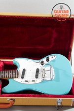 1994 Fender Japan Mij Mg66-66 66 Reissue Mustang Daphne Blue W Tweed Hsc