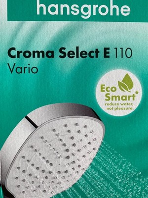 Hansgrohe Croma Select E 110 Vario EcoSmart Handbrause Duschkopf Brausekopf 