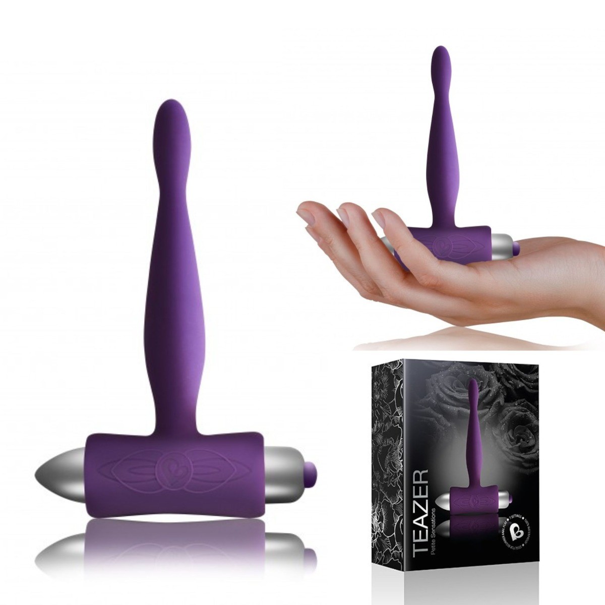 Rocks Off Teazer Petite Sensations Beginner Vibrating Anal Butt Plug  Vibrator | eBay