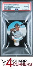 2019 TOPPS HERITAGE 1970 STARS CANDY LIDS #18 AARON JUDGE PSA 10