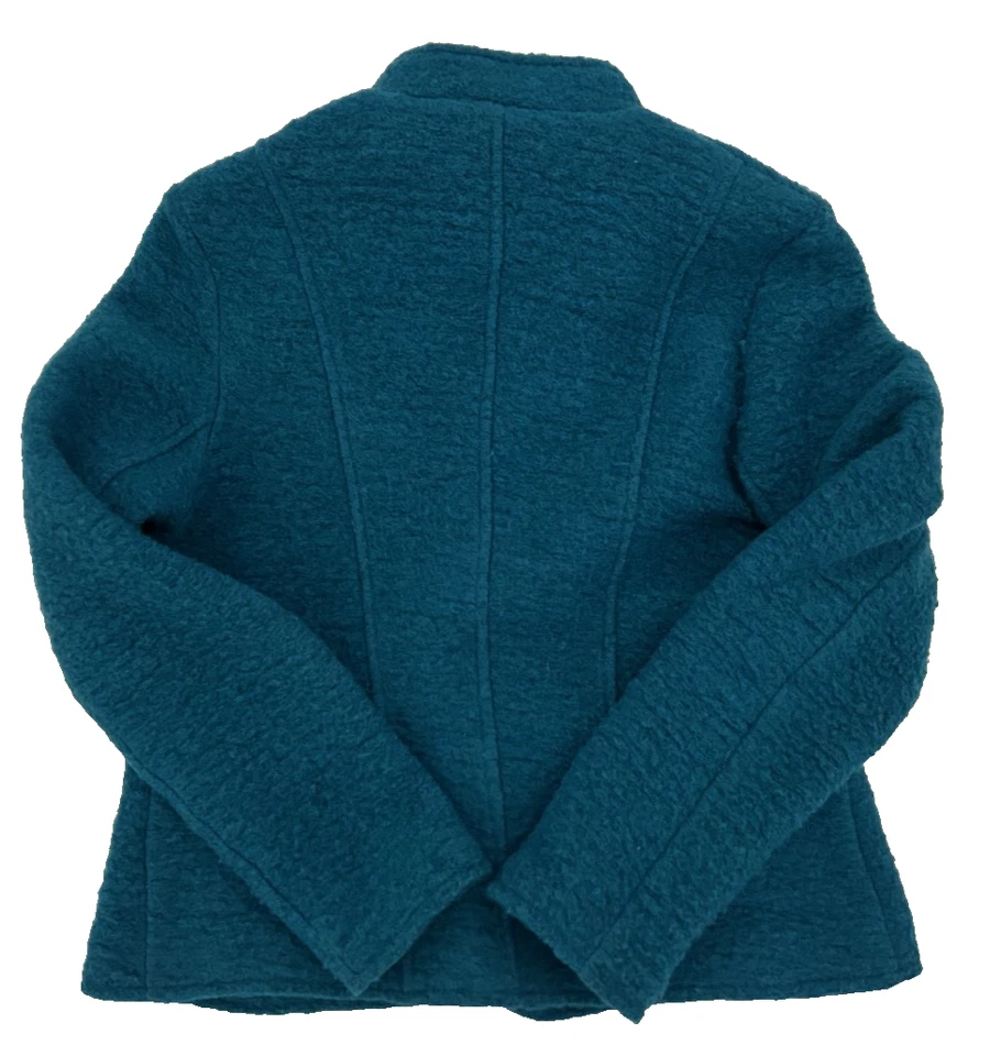 EMILY VAN DEN BERGH Trachtenjacke Jacke Blazer petrol Gr. 42 ** TOP Zustand ** - Bild 4 von 4