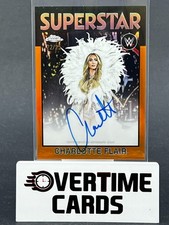 2026 Topps Chrome WWE Charlotte Flair 1986 Smack Down Auto Orange Refractor #/25