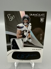 2024 Immaculate Cade Stover Eye Black Auto /10