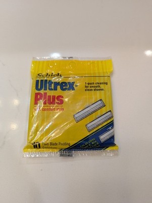 SCHICK ULTREX PLUS RAZOR BLADES 10 TOTAL REPLACEMENT BLADE CARTRIDGES *NEW*