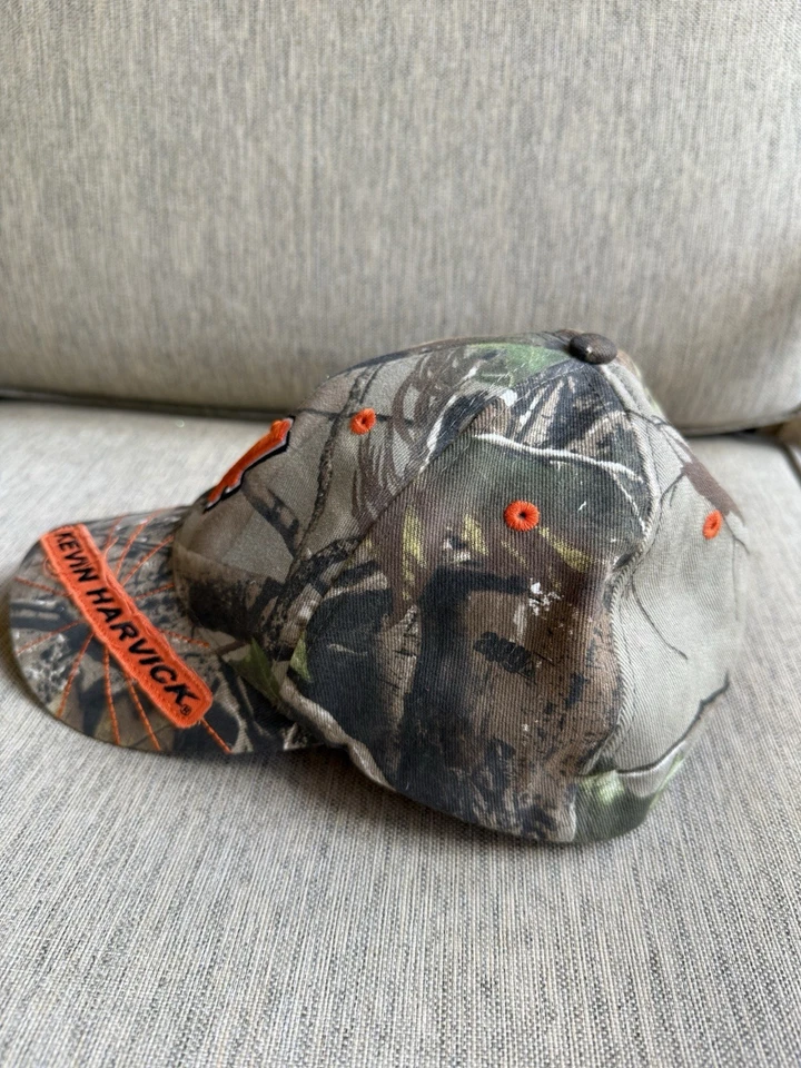 Gorra Kevin Harvick #29 L/XL Team Realtree Racing Nascar Hardwoods Camuflada/Naranja Foto 4 de 4