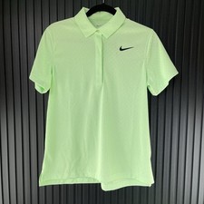 Nike Dri-FIT ADV Tour Size Medium Womens Spring Green Golf Polo Shirt