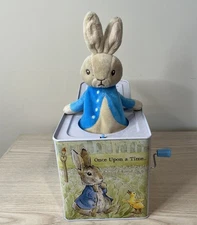 Beatrix Potter Peter Rabbit Musical Pop Up Plush Jack in the Box, Nursery Decor