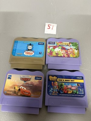 4 Learning Games Vtech Smile - Cars-bob The Builder- Thomas &Friends & Alphabet
