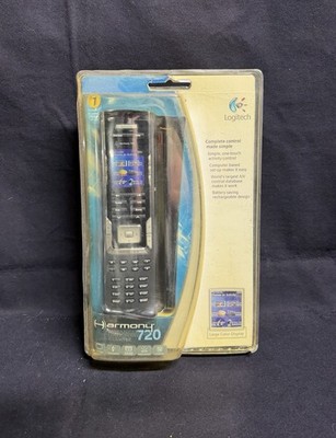 Logitech Harmony 720 Universal Remote Rechargeable Large Color Display Backlit