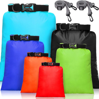 6/12 Pcs Waterproof Dry Bags, Lightweight Outdoor Waterproof Dry Stuff Sacks 15/