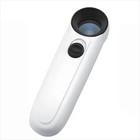 40X Handheld Magnifier with 2 LED Lights for Jewelry & Diamond Inspection