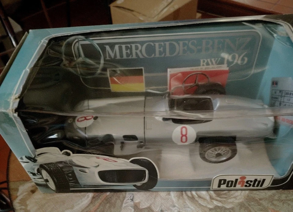 POLISTIL "Race Car" 1/16 - MERCEDES-BENZ RW 196 - Auto Metallo - Italia - #32# - Immagine 2 di 4