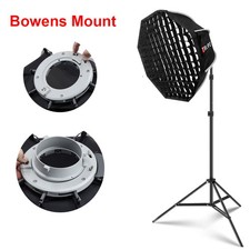 TRIOPO 120cm Octagon Softbox Foldable with 2m stand For Bowens light LED light