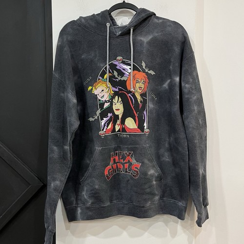Scooby Doo Hex Girls Gray Tie Dye Graphic Hoodie Size Medium | eBay