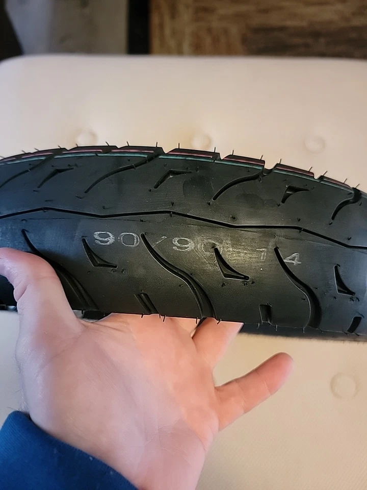 Yuanxing Premium Scooter Tire 90/90-14 Street Performance Tread All Weather DOT - Image 3 of 4