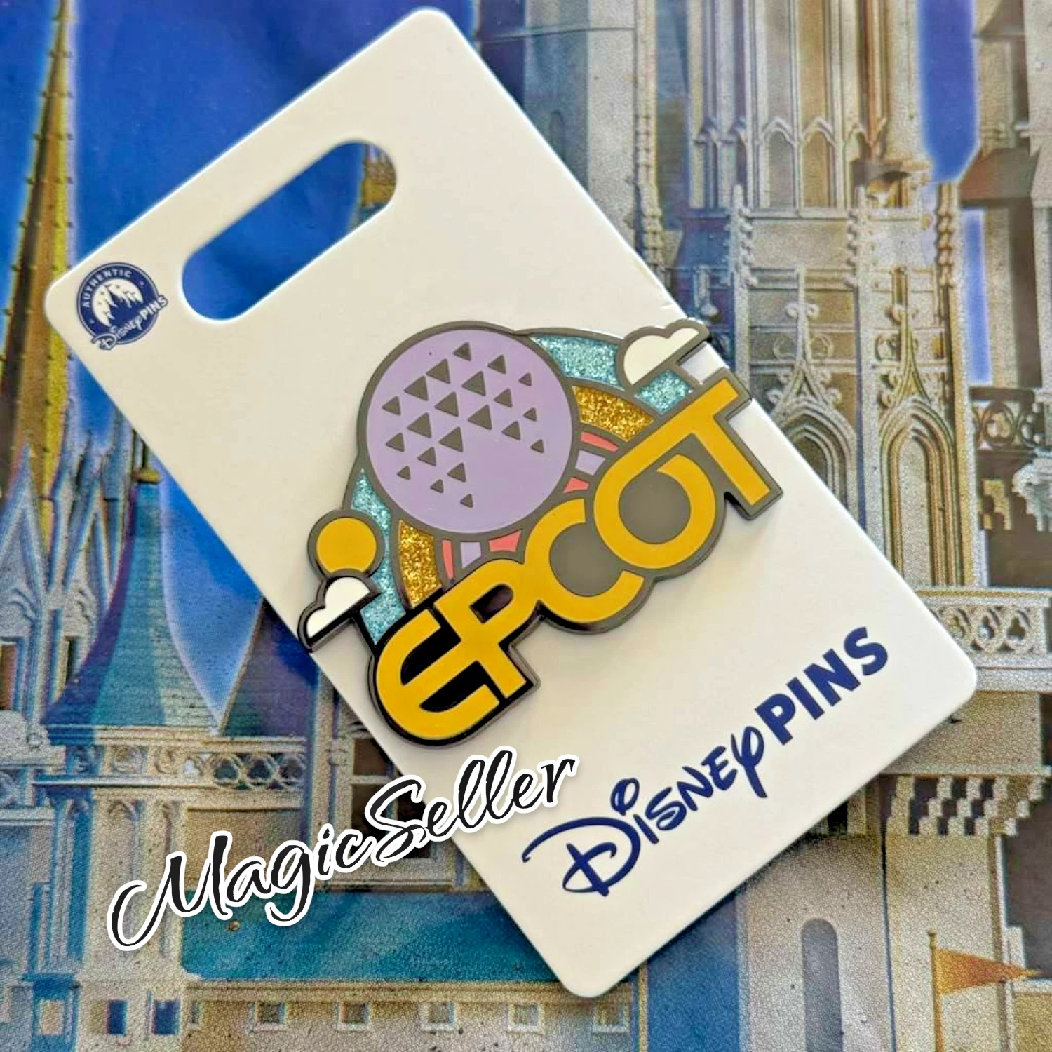 2026 Disney Parks Walt Disney World Epcot Pin Spaceship Earth OE New