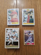 1987 Topps Baseball Glossy All Star & Rookie Com. All Star Col & Side Panel Sets