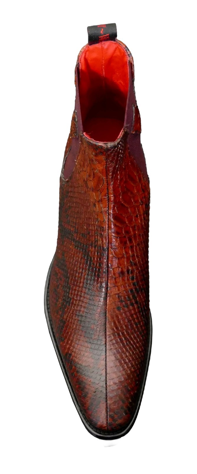 Jeffery-West MAINLINE Lynott 'PUSCHA' Dark Brown Snake Chelsea Boot RRP £465 image 2