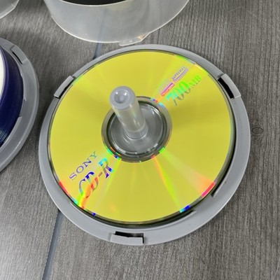 Sony Blank Recordable DVD-R 4.7GB 120 Min 15-Pack & CD-R 700MB 14