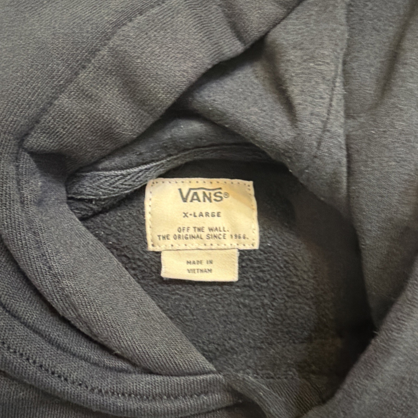 Vans Full Patch Back Print Hoodie Pullover Sz XL - image 4