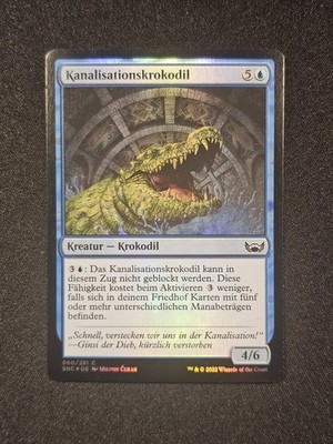 MAGIC MTG - Kanalisationskrokodil - SNC 060/281 - Straßen von Neu-Capenna - HOLO