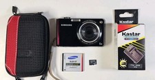 Samsung TL210 12.4MP Dual View Digital Camera, Battery, 1 gb SD, Charger, Case