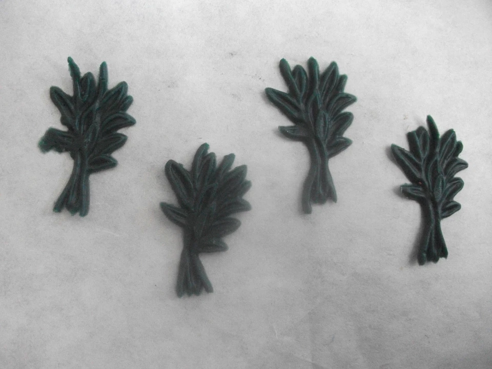 MOOSMÜLLER Wachsornament, Wachskunst, Strauß, grün, Kerze selbst gestalten