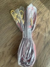 Red Real Leather Bag Strap / Holder W Gold Hardware New