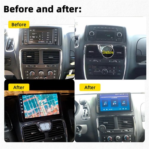 9" Android 10.1 Auto Radio GPS For 2011-2015 Chrysler Grand Voyager mit Carplay - Bild 4 von 12