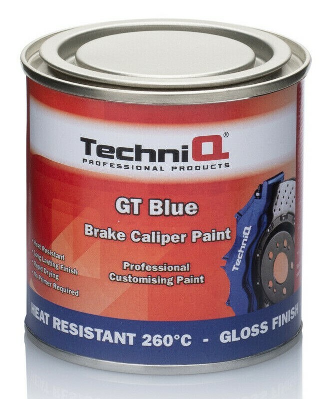 GLOSS GT BLUE BRAKE CALIPER PAINT KIT 260°C Temperature Resistant + Paint Brush eBay