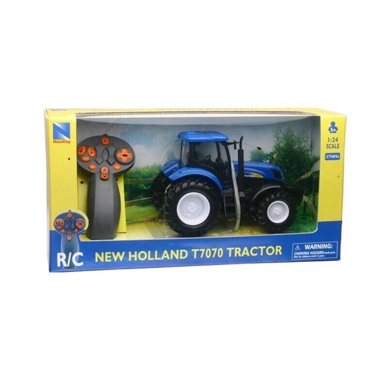 Remote Controlled Tractor Vehicle Toy New Holland RC Gift - Image 4 of 4
