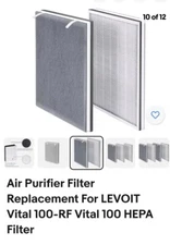  Air Purifier Replacement Filters Compatible with LEVOIT Vital 100-RF