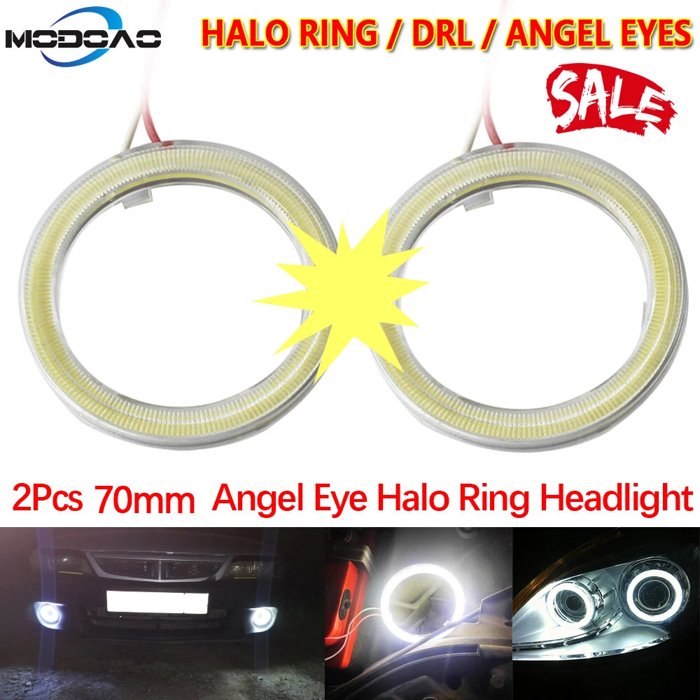 AutoStark Angel Eyes LED Ring Light For Cars & Bikes Headlight - Blue Set  Of 2 Car Fancy Lights Price in India - Buy AutoStark Angel Eyes LED Ring  Light For Cars