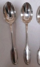 Christofle très ancien Modèle Perles  enroulement Alfénide métal argenté.