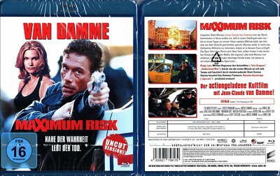 MAXIMUM RISK --- Blu-ray --- Jean-Claude Van Damme --- Uncut --- Neu & OVP ---