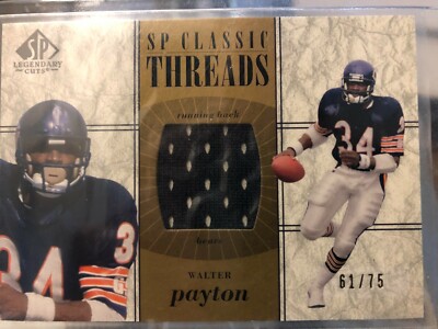 Walter Payton SP Classic Threads Gold - RARE - MINT!!!! 61/75