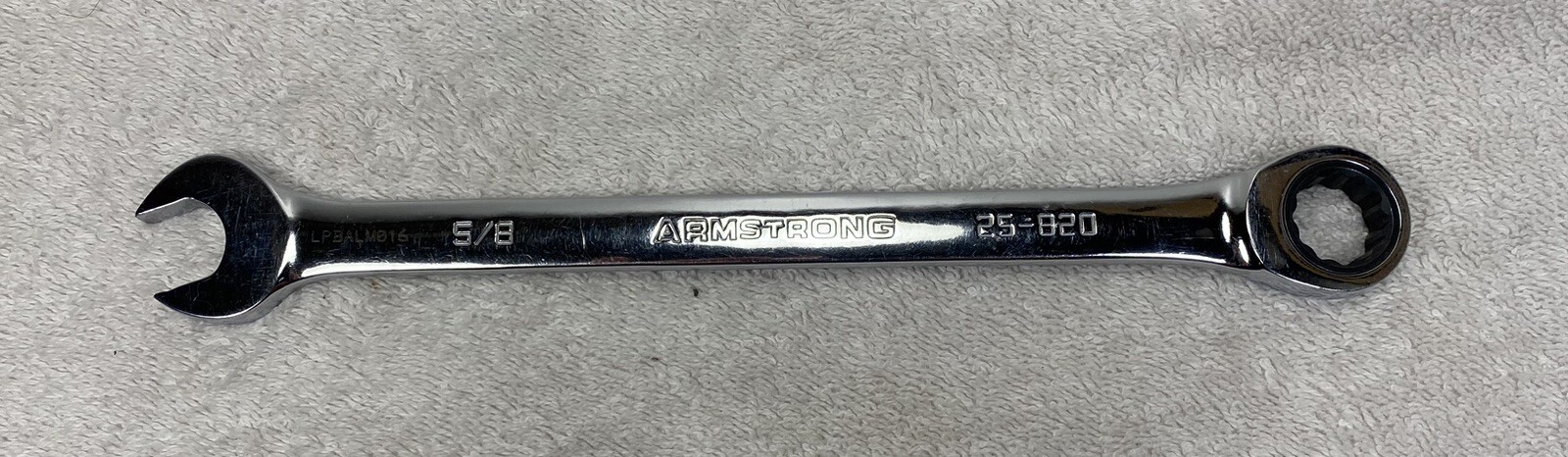 NEW Armstrong USA 25-820 Ratcheting Combination Wrench 5/8”