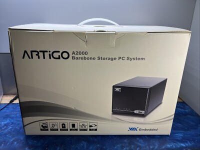 ARTiGO A2000 Barebones PC Storage Server CPU 1.5GHz Via C7-D VX800 DDR2 NOS