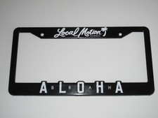 Local Motion Hawaii License Plate Frame Black White Aloha Brah Hi 1 Pc Local Motion Hawaii License Plate Frame Black White Aloha Brah Hi 1 Pc