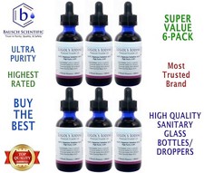 BAUSCH SCIENTIFIC Lugol's Solution of Iodine 2 2oz Economy Pack 6 Bottles 