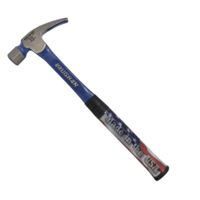 Vaughan Rip Hammer Striking Tool 16 Inch Handle 22 Oz Milled Face Solid Steel