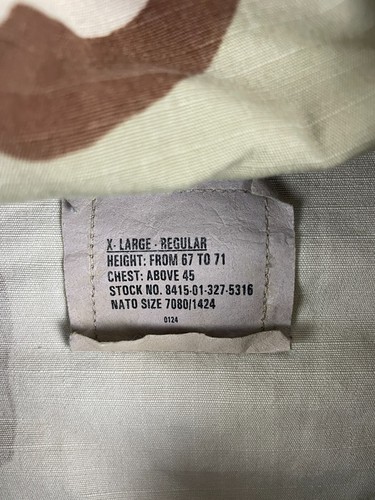 American Apparel Military Jacket Mens XL Button Up Desert Camouflage Multicolor - Picture 10 of 11