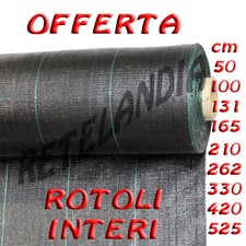 TELO PACCIAMATURA NERO ANTIRADICE ANTI RADICE ANTIALGA PER ERBACCE ORTO AGRITELA