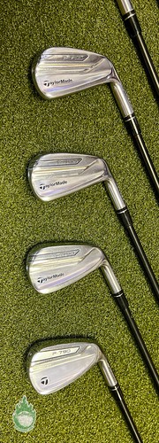 Used 2017 TaylorMade P-790 Forged Irons 4-9 TGI 70g Stiff Flex Golf Set - Picture 6 of 11