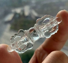 Carving ! Natural Clear Quartz Crystal Reiki Stone Healing