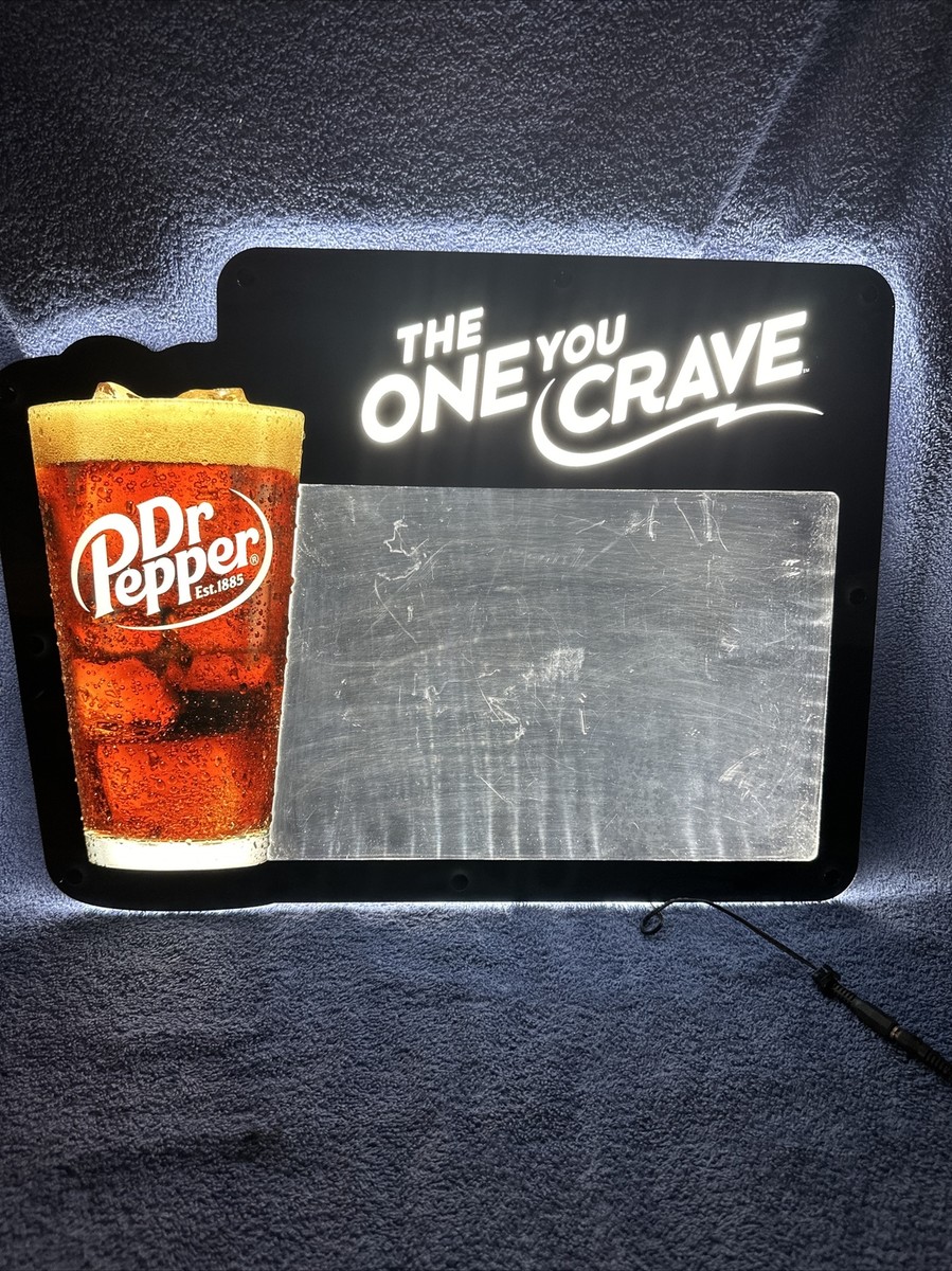 ワ*マ様 Dr Pepper LEDライト AWESOME DR PEPPER LIGHT UP LED SIGN MENU BOARD THE ONE YOU CRAVE