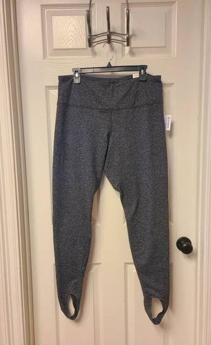 Old Navy Damen XL grau leichte High Rise Leggings Hose Cozecore ~ NEU