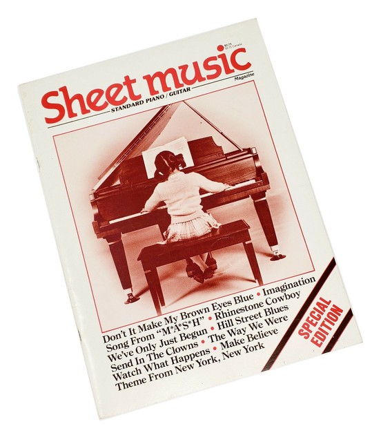 Sheet Music Magazine Standard Piano Guitar Special Edition 1986 EBay